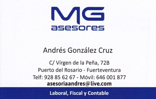 MG Asesores Administración, Asesoría, Contable, Empresas, Fiscal, Gestión, Laboral, Mercantil,  Autónomo (Puerto del Rosario Fuerteventura Islas Canarias España)