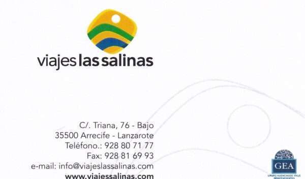 Viajes Las Salinas, Agencia, Viajes (Lanzarote Arrecife Islas Canarias España)
