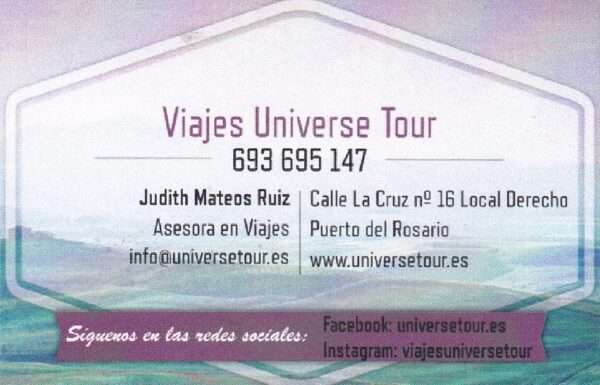 Viajes Universe Tour, Agencia, Viajes (Puerto del Rosario Fuerteventura Islas Canarias España)